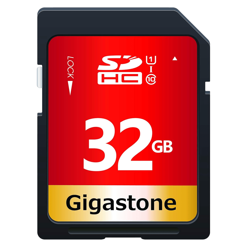 Wholesale cell phone accessory Gigastone - SD HC Memory Card 32GB - Red