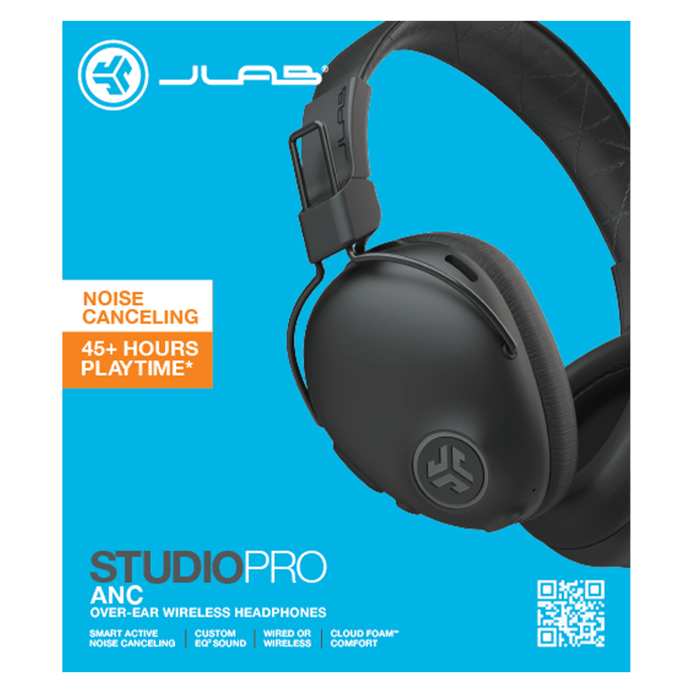 Wholesale cell phone accessory JLab - Studio Pro ANC Over Ear Wireless Headphones - Black