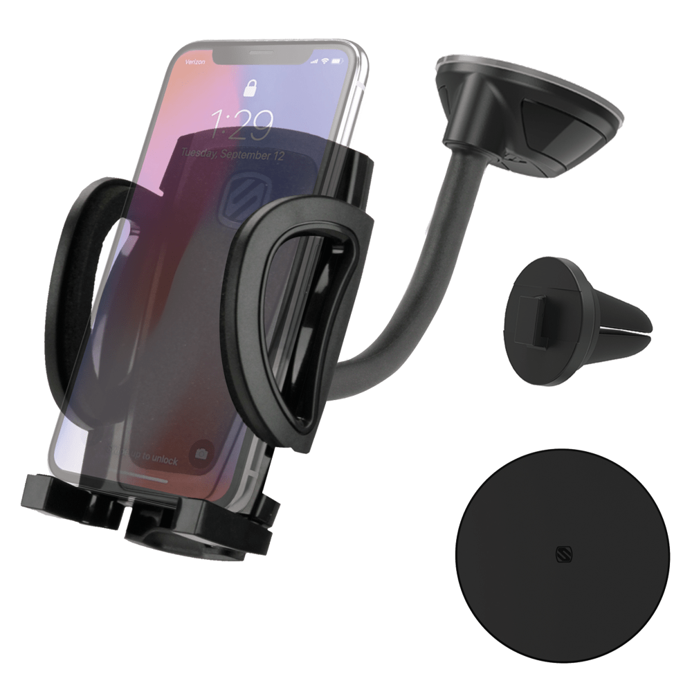 Wholesale cell phone accessory Scosche - 4 in 1 Universal Car Mount Kit - Black