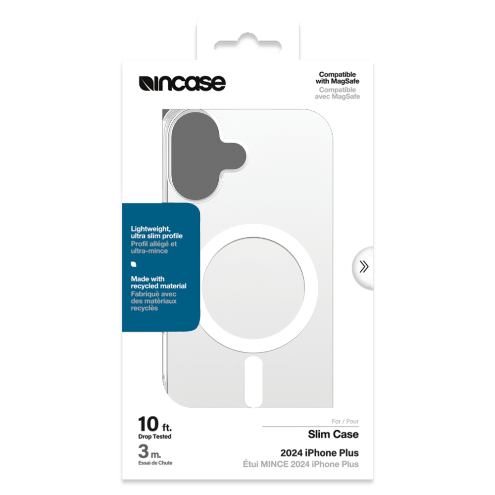 Wholesale cell phone accessory Incase - Slim MagSafe Case for Apple iPhone 16 Plus - Clear