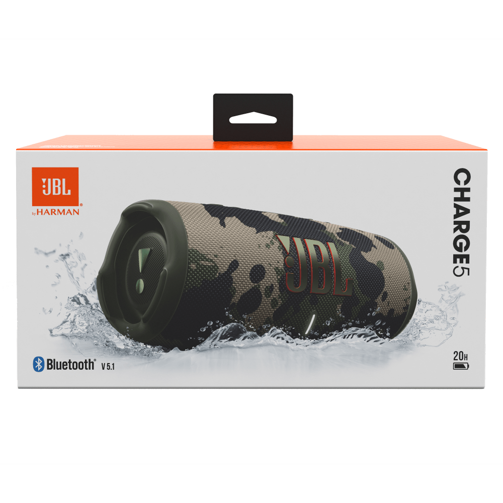 Wholesale Jbl - Charge 5 Waterproof Bluetooth Speaker - Squad