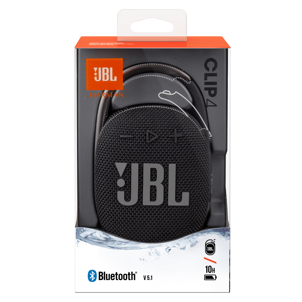 Wholesale cell phone accessory JBL - Clip 4 Waterproof Bluetooth Speaker - Black