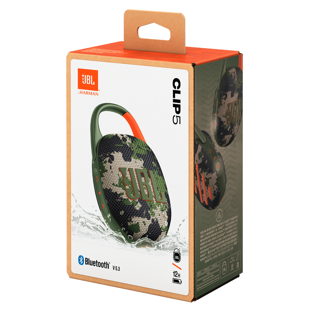 Wholesale cell phone accessory JBL - Clip 5 Waterproof Bluetooth Speaker - Camo