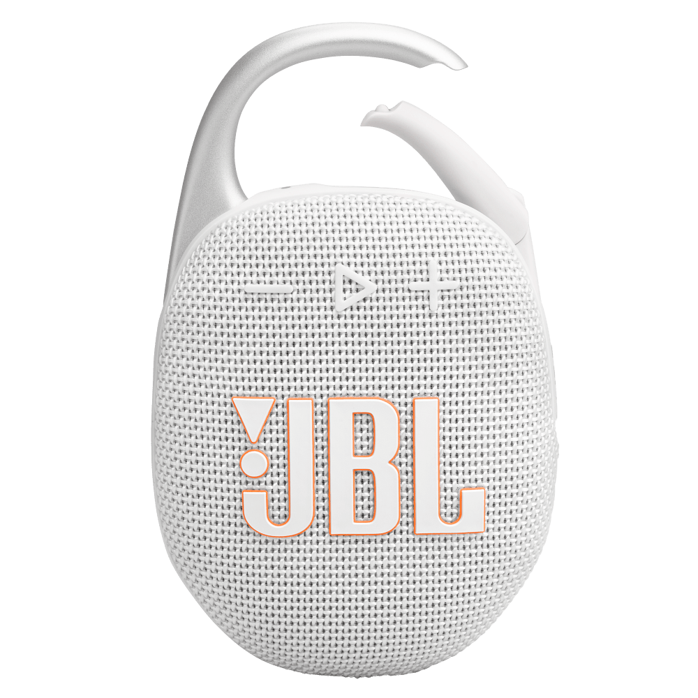 Wholesale cell phone accessory JBL - Clip 5 Waterproof Bluetooth Speaker - White