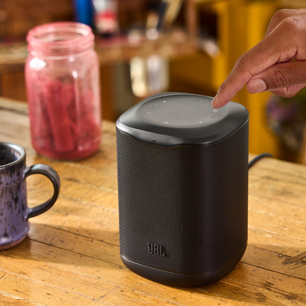 Wholesale cell phone accessory JBL - Cove M1 Compact Wi-Fi Home Speaker - Black