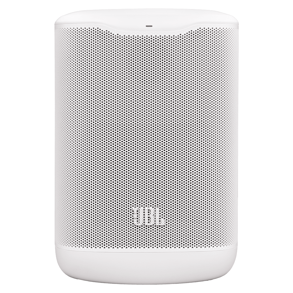 Wholesale cell phone accessory JBL - Cove M1 Compact Wi-Fi Home Speaker - White