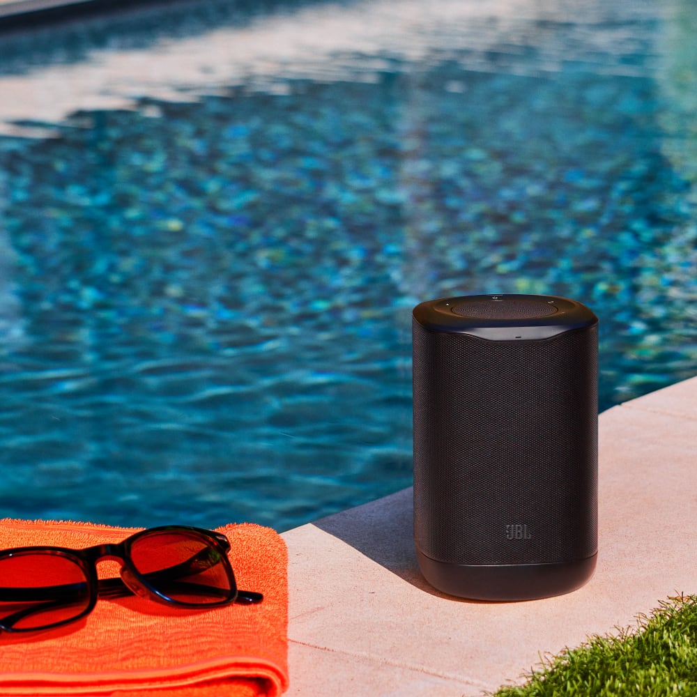 Wholesale cell phone accessory JBL - Cove P1-Portable  Wi-Fi Home Speaker - Black