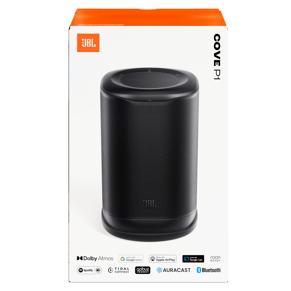 Wholesale cell phone accessory JBL - Cove P1-Portable  Wi-Fi Home Speaker - Black