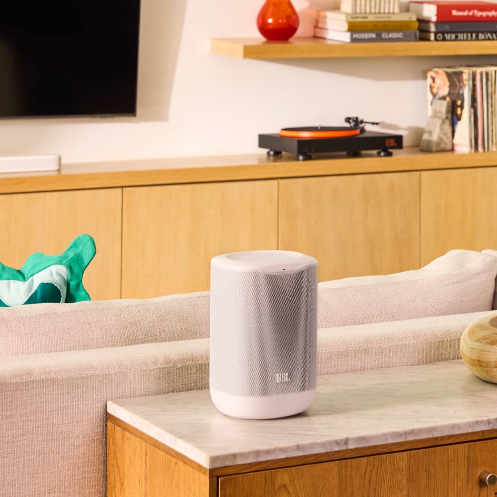 Wholesale cell phone accessory JBL - Cove P1-Portable  Wi-Fi Home Speaker - White