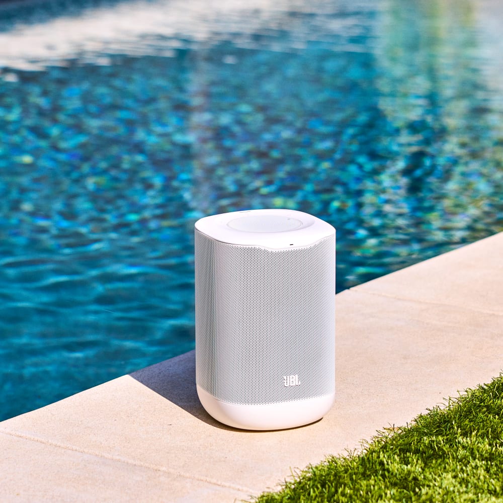 Wholesale cell phone accessory JBL - Cove P1-Portable  Wi-Fi Home Speaker - White