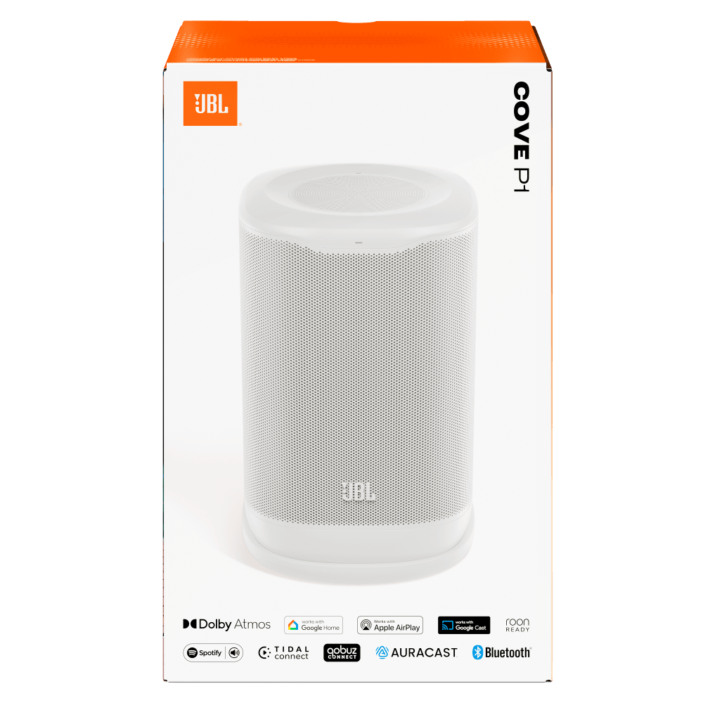 Wholesale cell phone accessory JBL - Cove P1-Portable  Wi-Fi Home Speaker - White