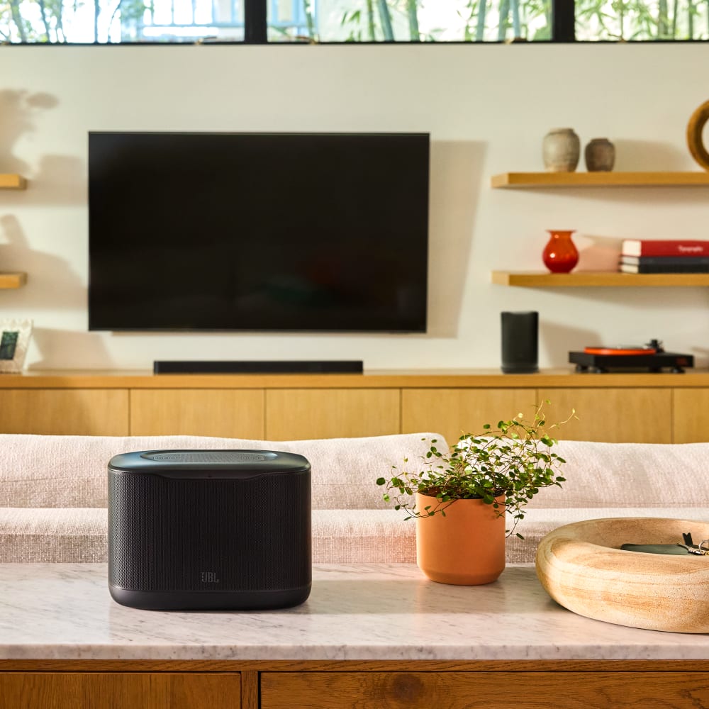 Wholesale cell phone accessory JBL - Cove X1-3D Room-Filling  Wi-Fi Home Speaker - Black