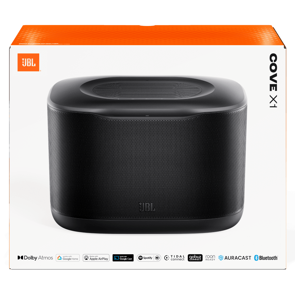 Wholesale cell phone accessory JBL - Cove X1-3D Room-Filling  Wi-Fi Home Speaker - Black