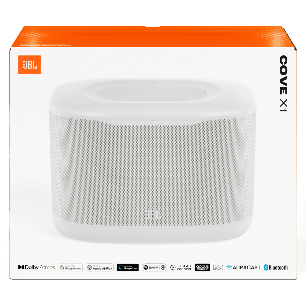 Wholesale cell phone accessory JBL - Cove X1-3D Room-Filling  Wi-Fi Home Speaker - White