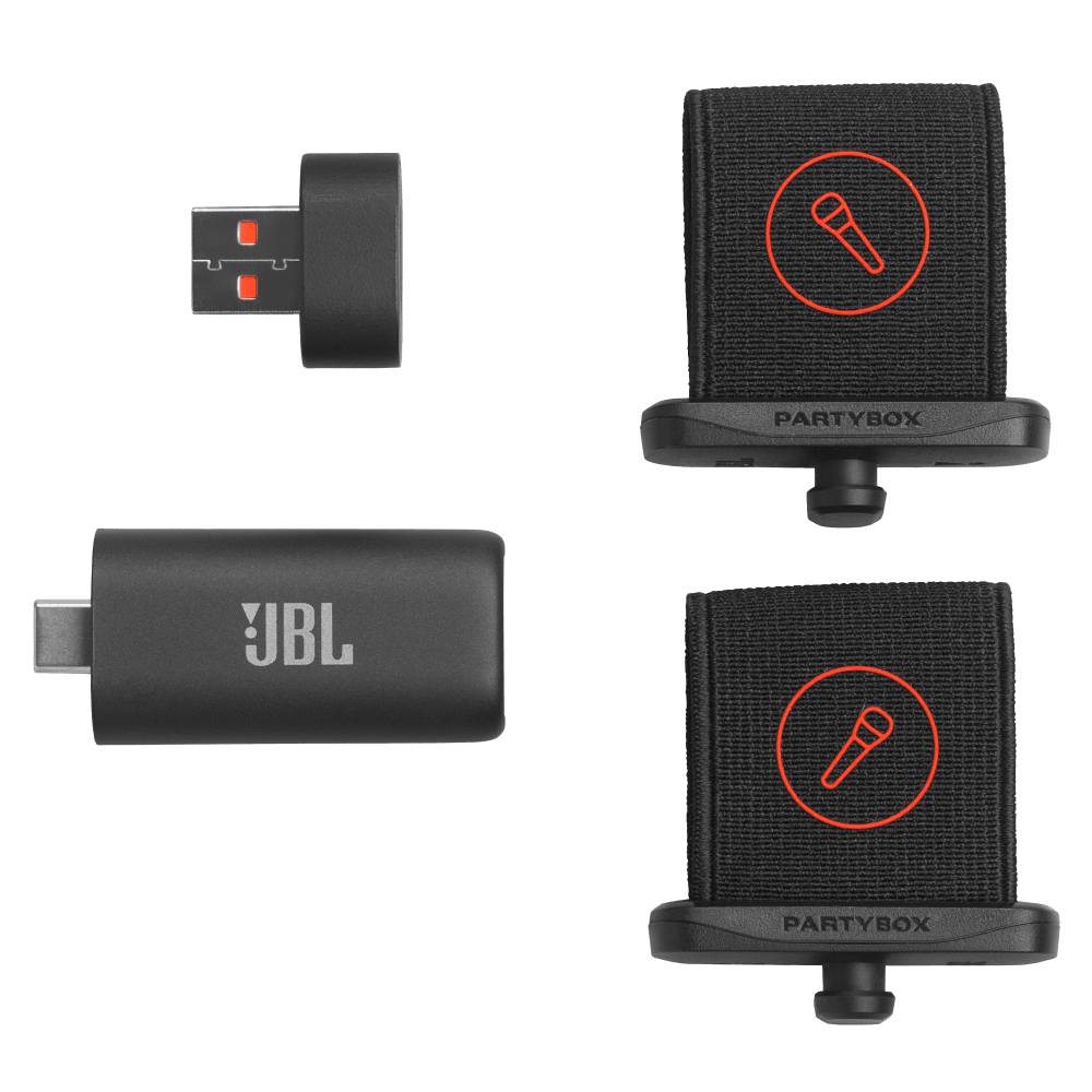 Wholesale cell phone accessory JBL - EasySing Mics 2-Pack - Black