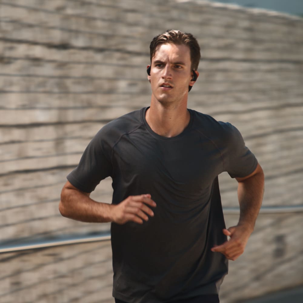 Wholesale cell phone accessory JBL - Endurance Pace Open Ear Wireless Headphones - Black and