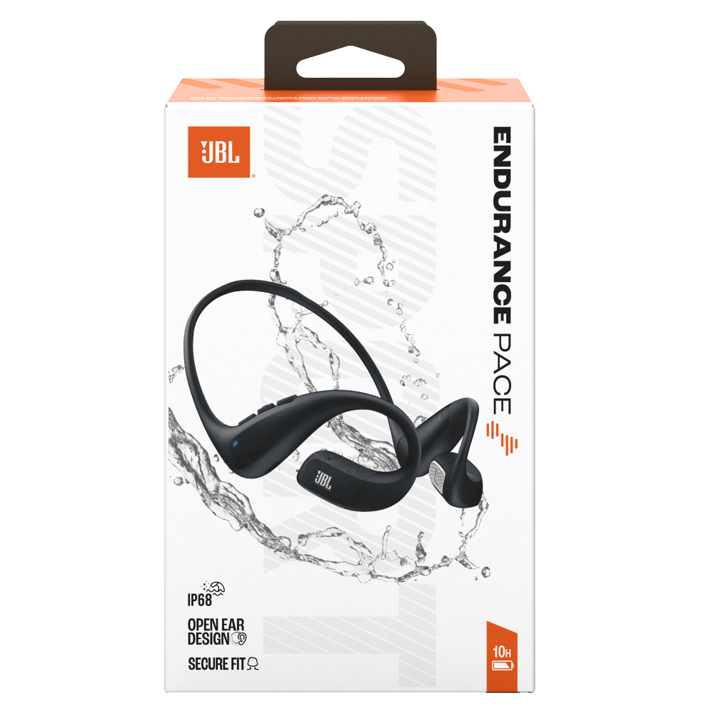 Wholesale cell phone accessory JBL - Endurance Pace Open Ear Wireless Headphones - Black and