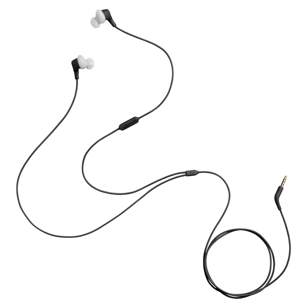 Wholesale cell phone accessory JBL - Endurance Run 3 In Ear Wired Headphones - Black And Gray