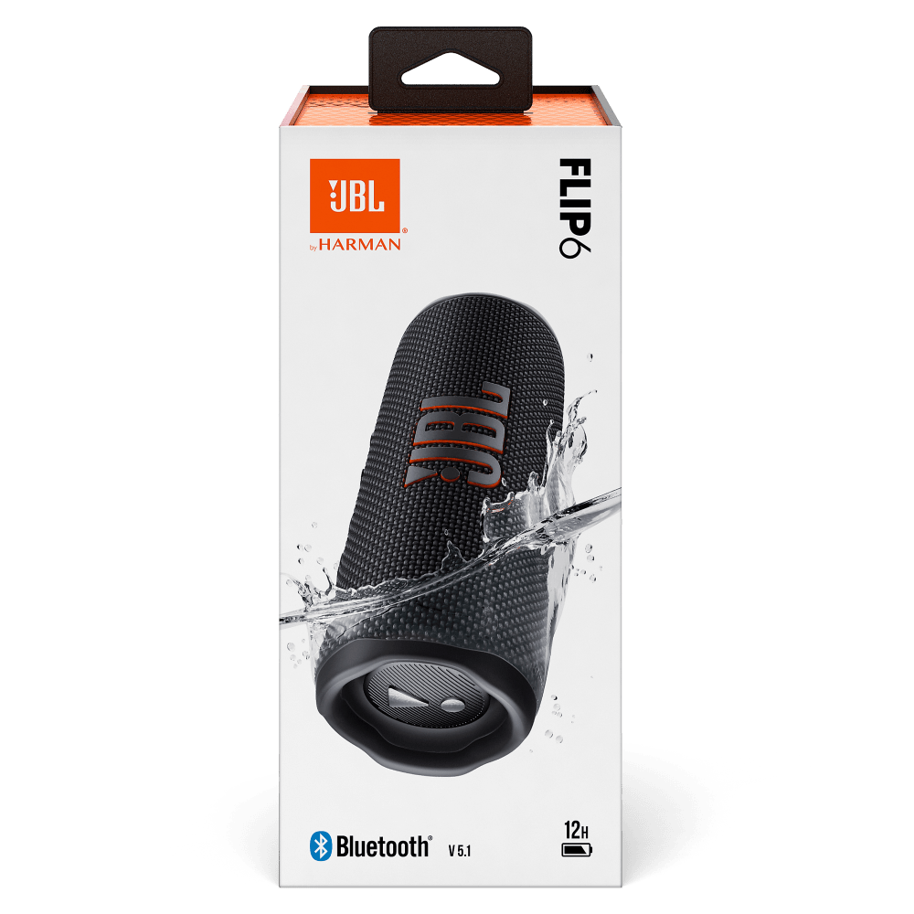 Wholesale Jbl - Flip 6 Waterproof Bluetooth Speaker - Black