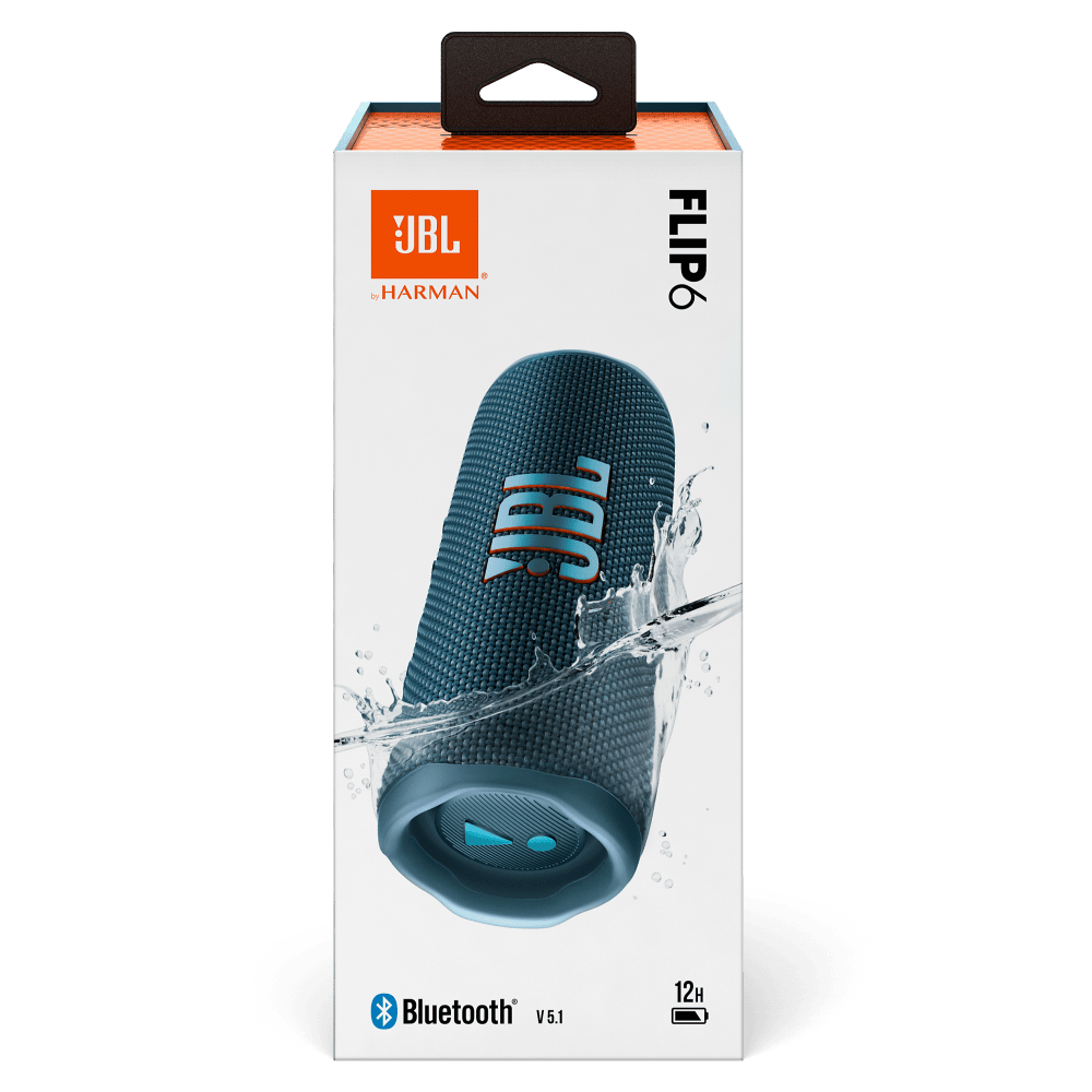 Wholesale Jbl - Flip 6 Waterproof Bluetooth Speaker - Blue