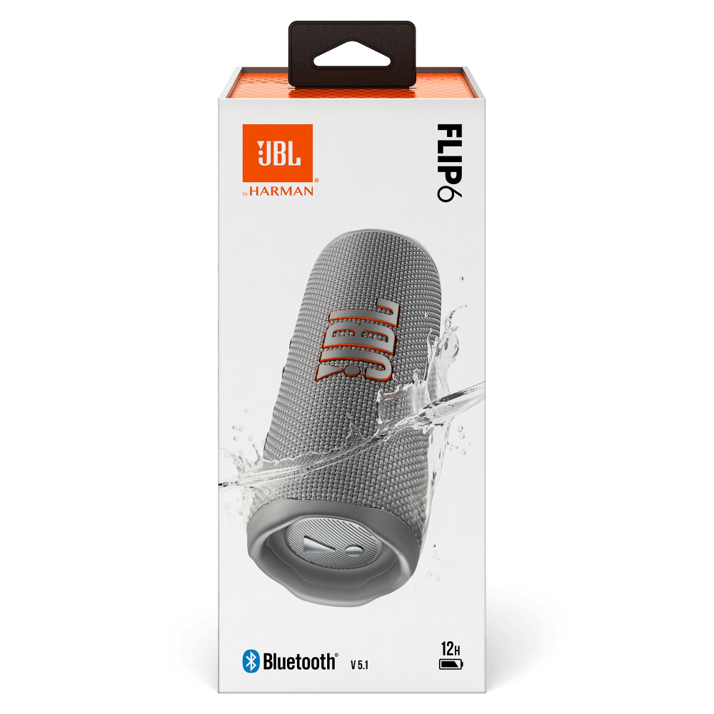 Wholesale Jbl - Flip 6 Waterproof Bluetooth Speaker - Grey