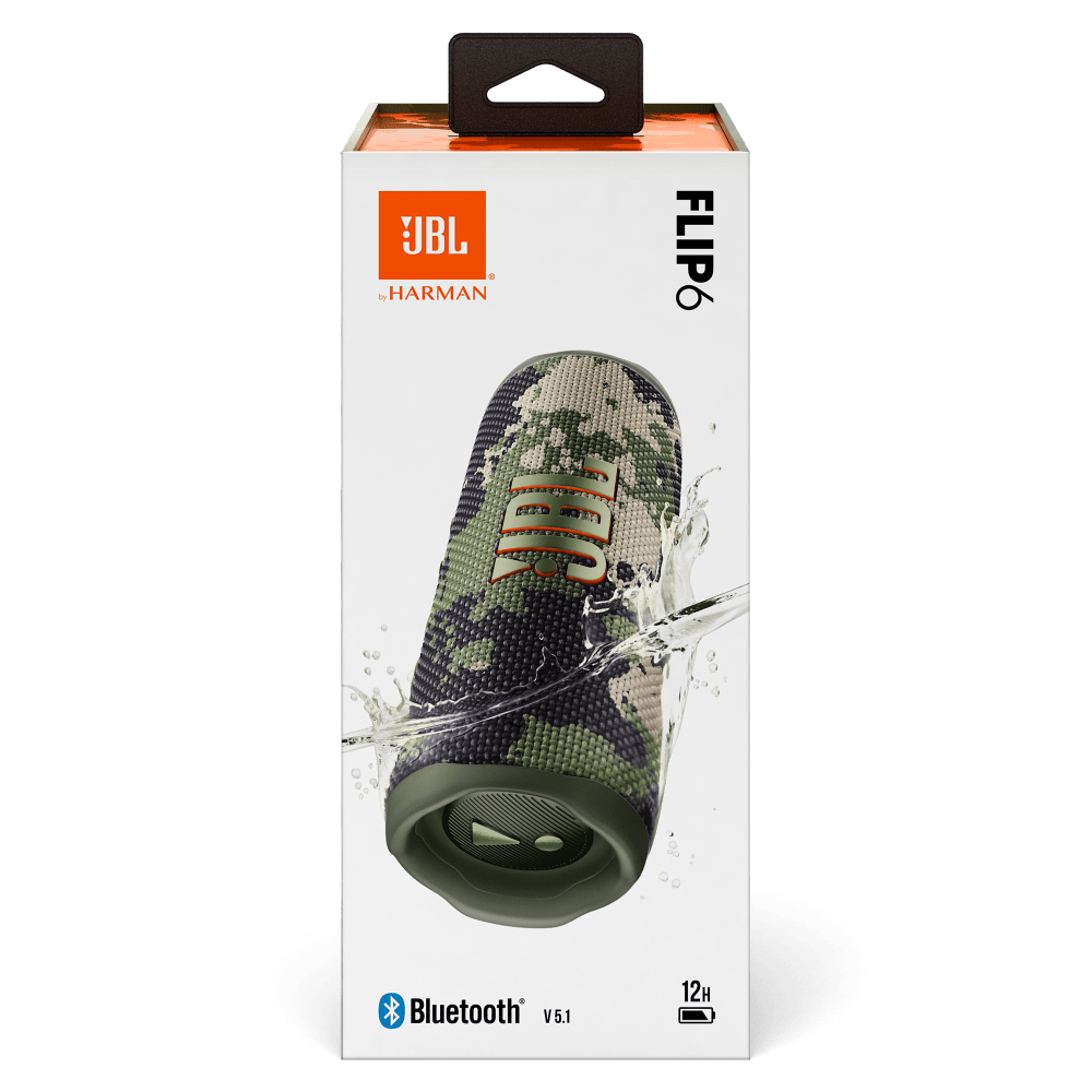 Wholesale cell phone accessory JBL - Flip 6 Waterproof Bluetooth Speaker - Camo