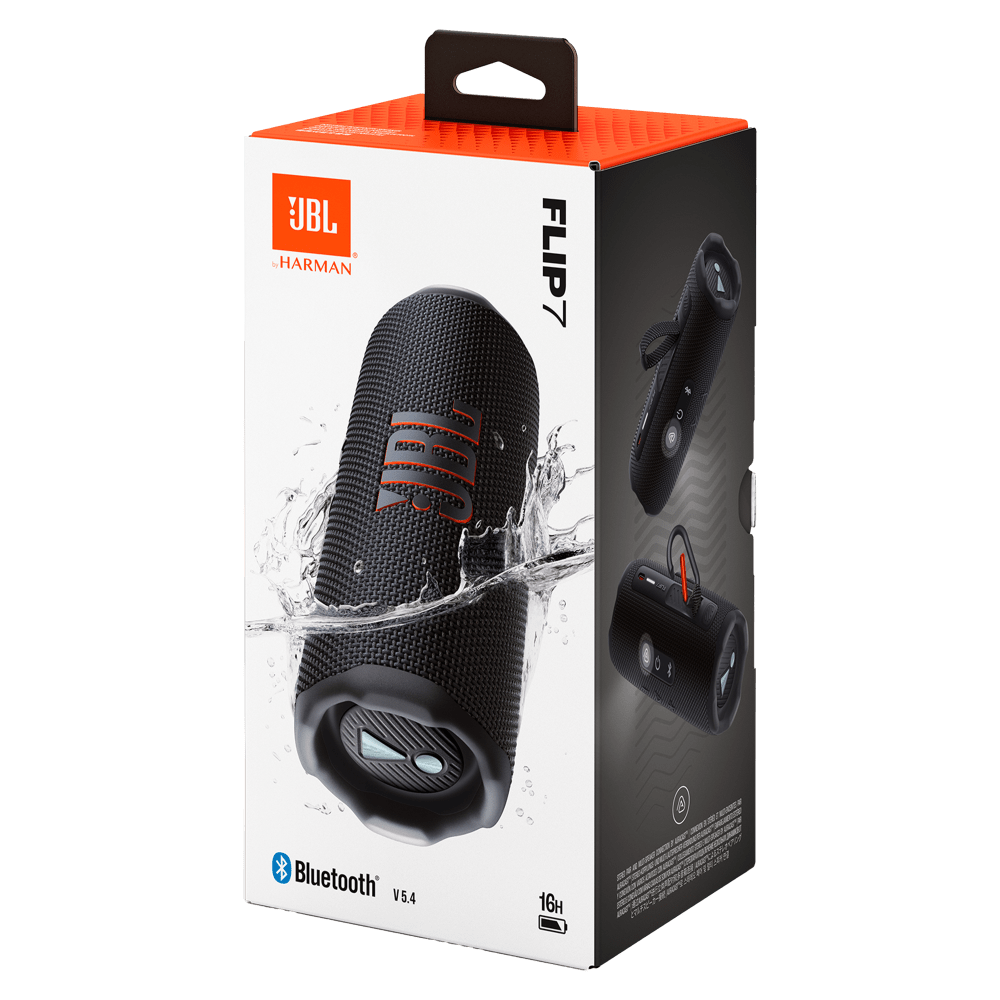 Wholesale cell phone accessory JBL - Flip 7 Waterproof Bluetooth Speaker - Black