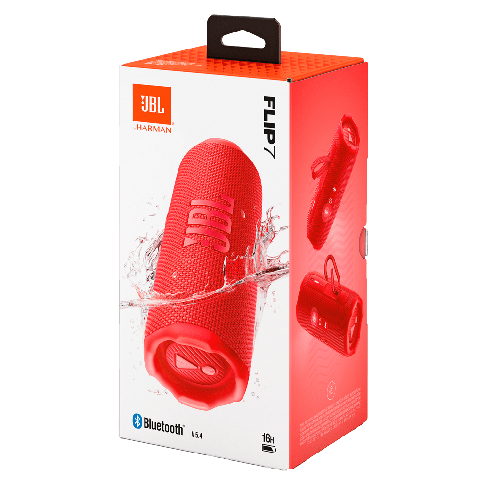 Wholesale cell phone accessory JBL - Flip 7 Waterproof Bluetooth Speaker - Red