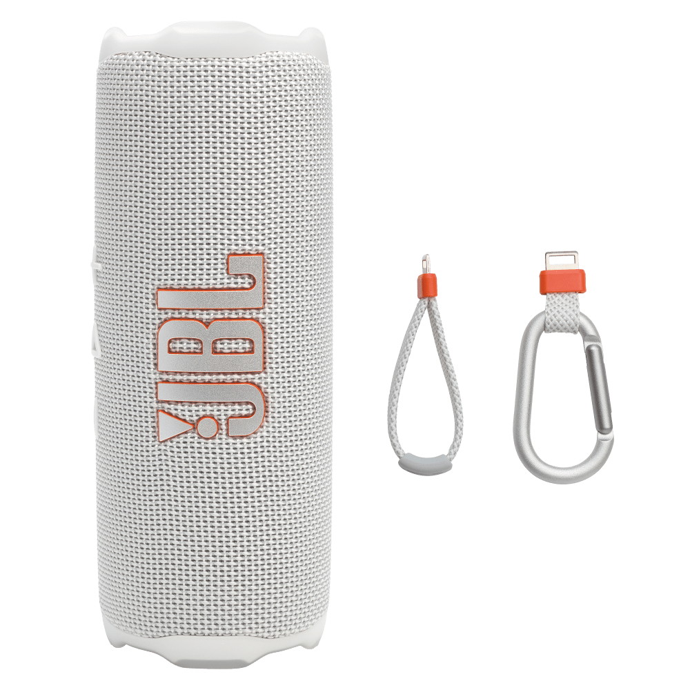 Wholesale cell phone accessory JBL - Flip 7 Waterproof Bluetooth Speaker - White