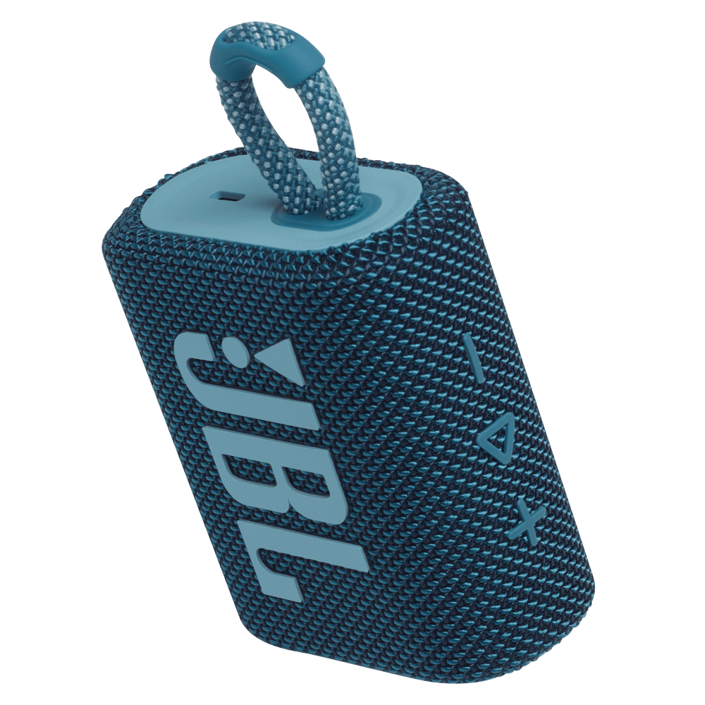 Wholesale cell phone accessory JBL - Go 3 Waterproof Bluetooth Speaker - Blue