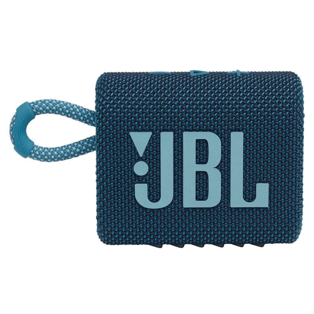 Wholesale cell phone accessory JBL - Go 3 Waterproof Bluetooth Speaker - Blue