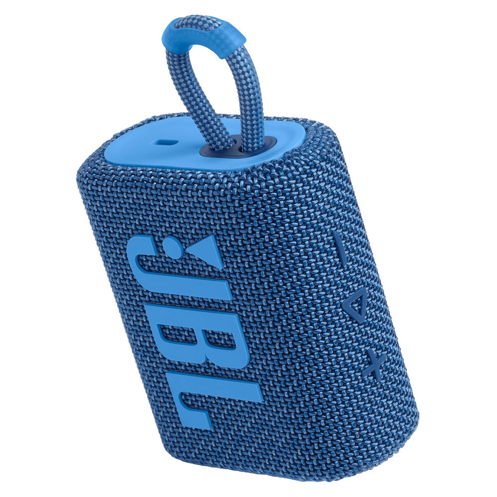 Wholesale cell phone accessory JBL - Go 3 Eco Waterproof Bluetooth Speaker - Ocean Blue