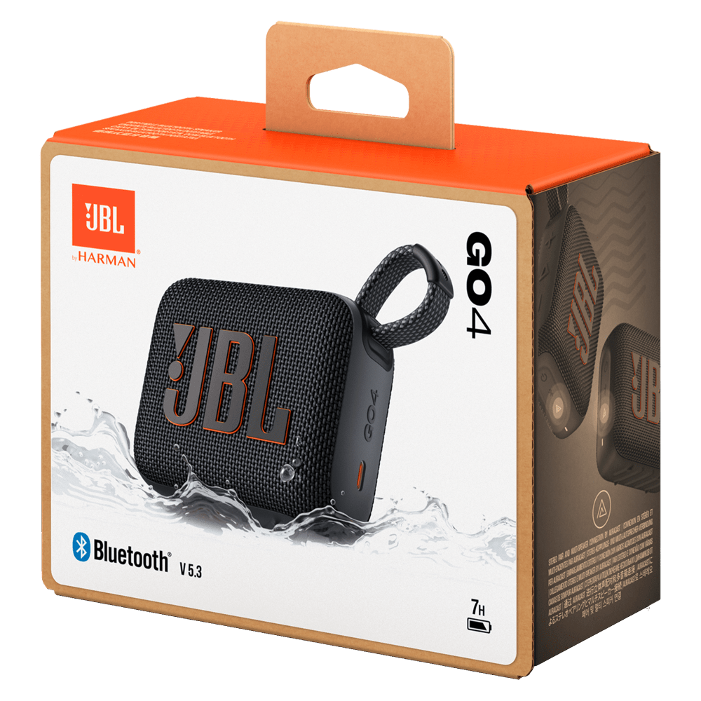 Wholesale cell phone accessory JBL - Go 4 Waterproof Bluetooth Speaker - Black