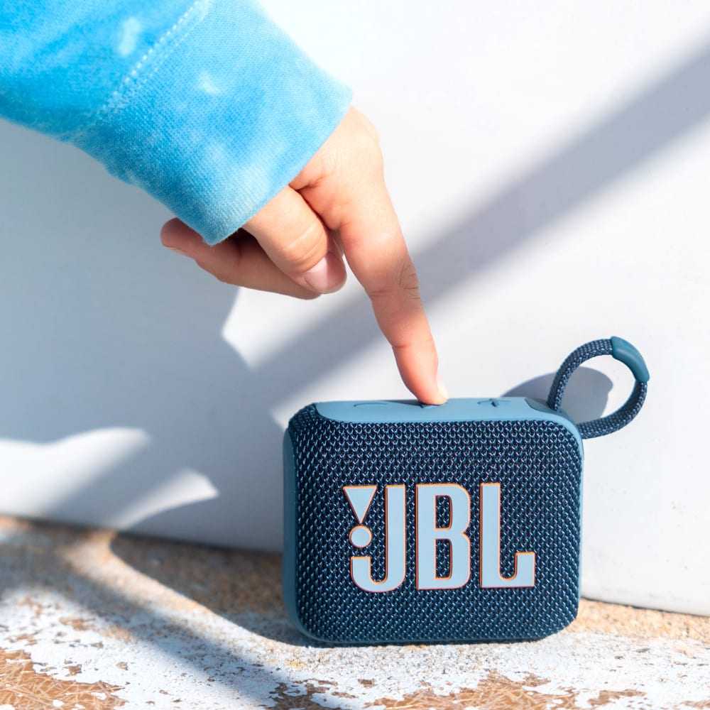 Wholesale cell phone accessory JBL - Go 4 Waterproof Bluetooth Speaker - Blue