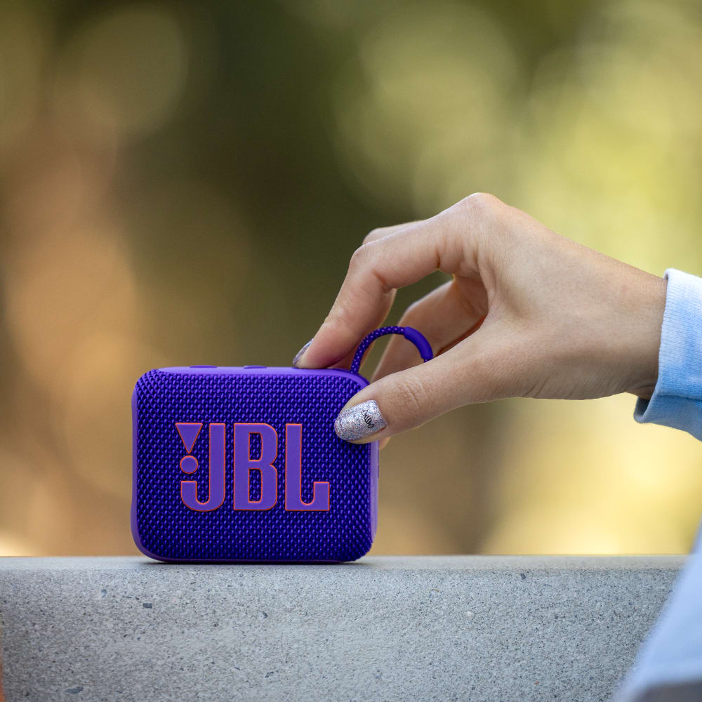 Wholesale cell phone accessory JBL - Go 4 Waterproof Bluetooth Speaker - Purple