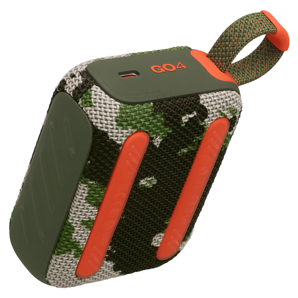 Wholesale cell phone accessory JBL - Go 4 Waterproof Bluetooth Speaker - Camo