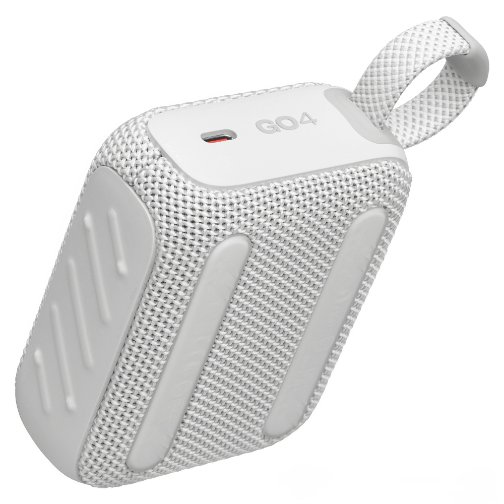 Wholesale cell phone accessory JBL - Go 4 Waterproof Bluetooth Speaker - White