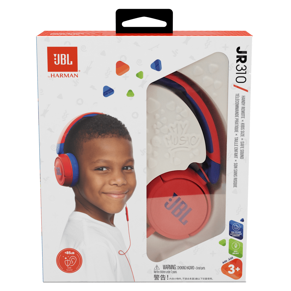 Wholesale cell phone accessory JBL - JR 310 Youth On Ear Wired Headphones - Red