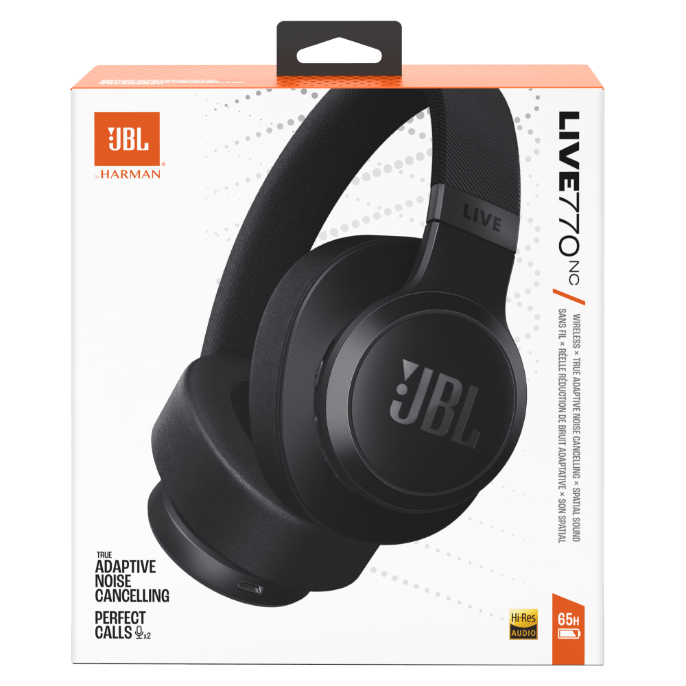 Wholesale cell phone accessory JBL - Live 770NC Bluetooth Over Ear Headphones - Black