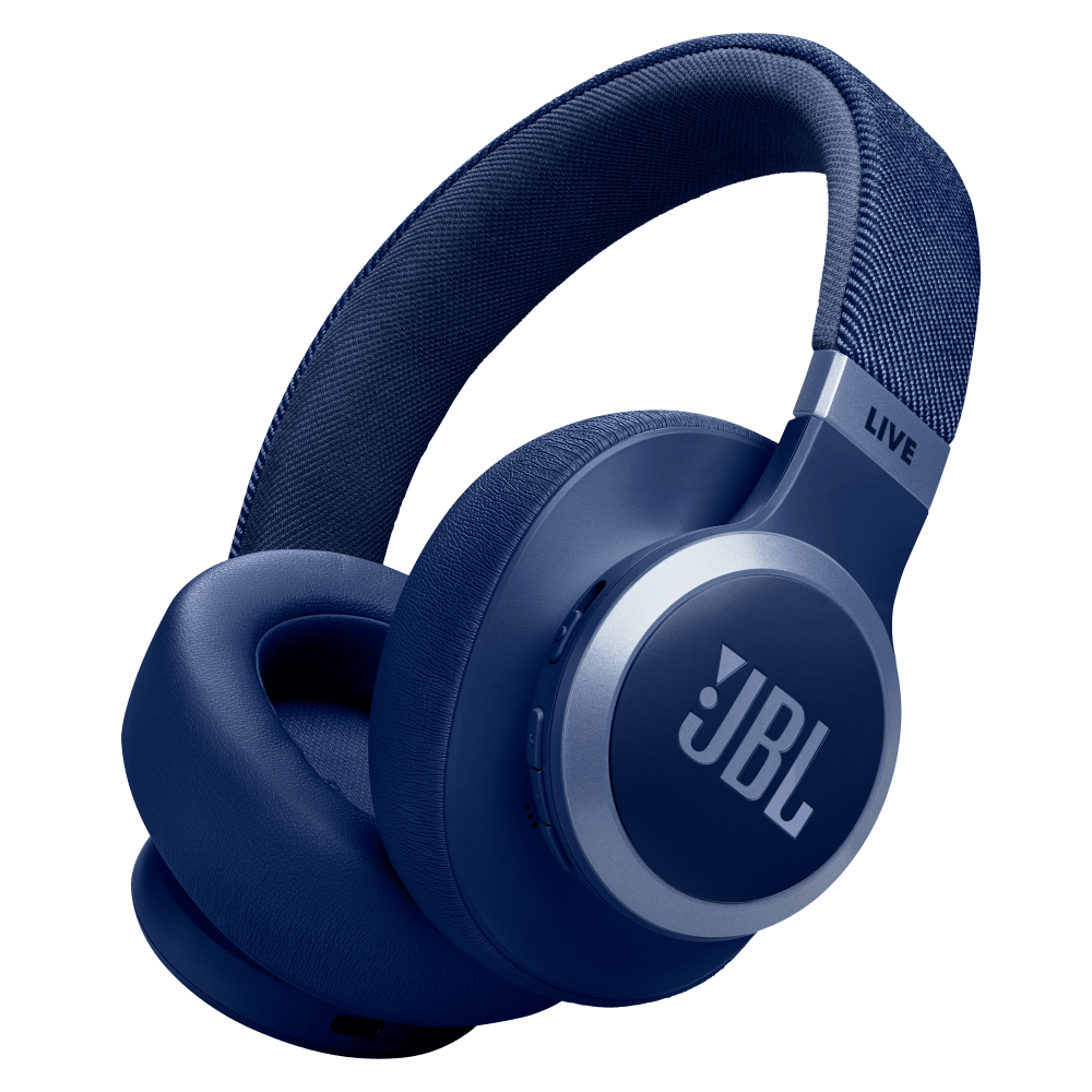 Wholesale cell phone accessory JBL - Live 770NC Bluetooth Over Ear Headphones - Blue