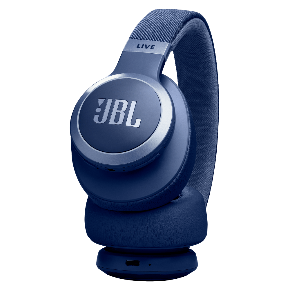 Wholesale cell phone accessory JBL - Live 770NC Bluetooth Over Ear Headphones - Blue