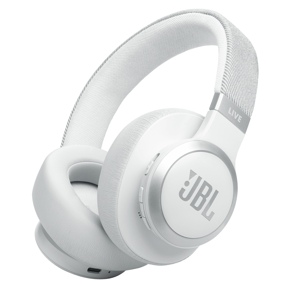 Wholesale cell phone accessory JBL - Live 770NC Bluetooth Over Ear Headphones - White