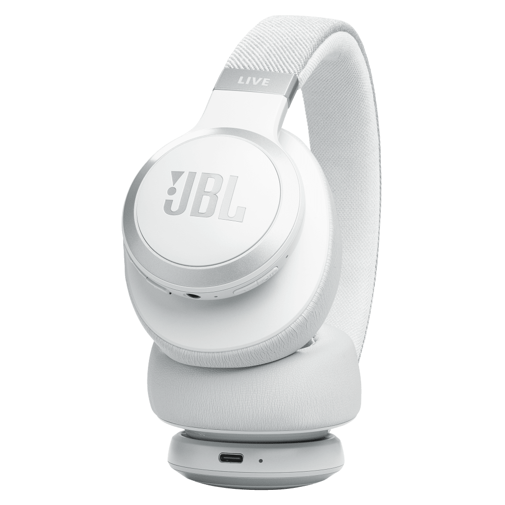 Wholesale cell phone accessory JBL - Live 770NC Bluetooth Over Ear Headphones - White