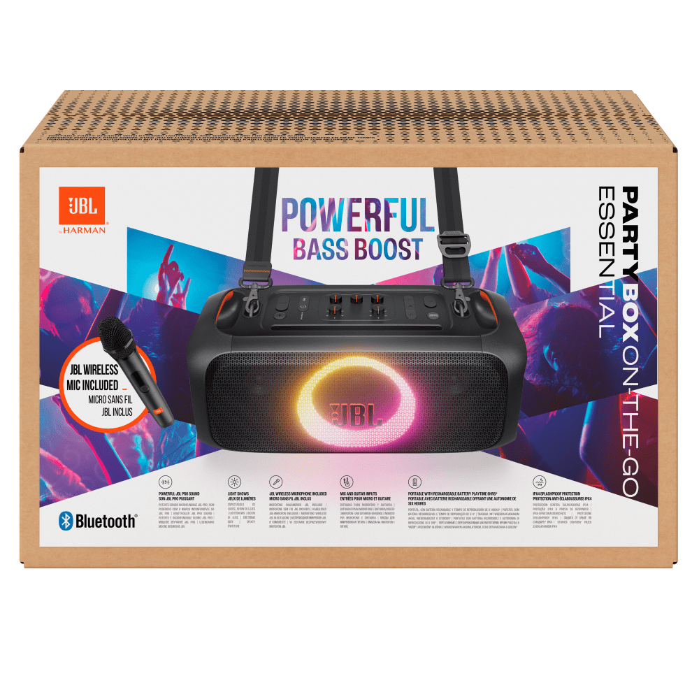 Wholesale cell phone accessory JBL - Party Box On the Go Essential Bluetooth Speaker - Black