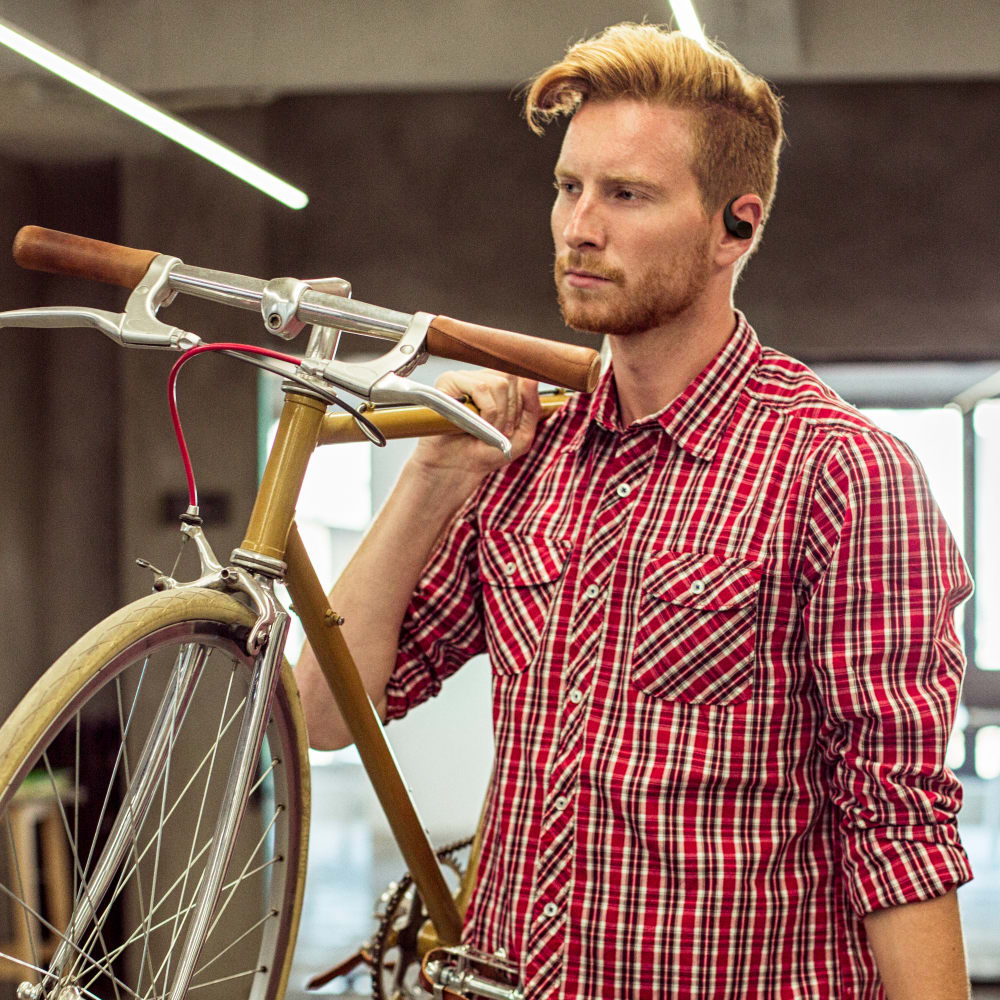 Wholesale cell phone accessory JBL - Sense Lite Open Ear Wireless Headphones - Black