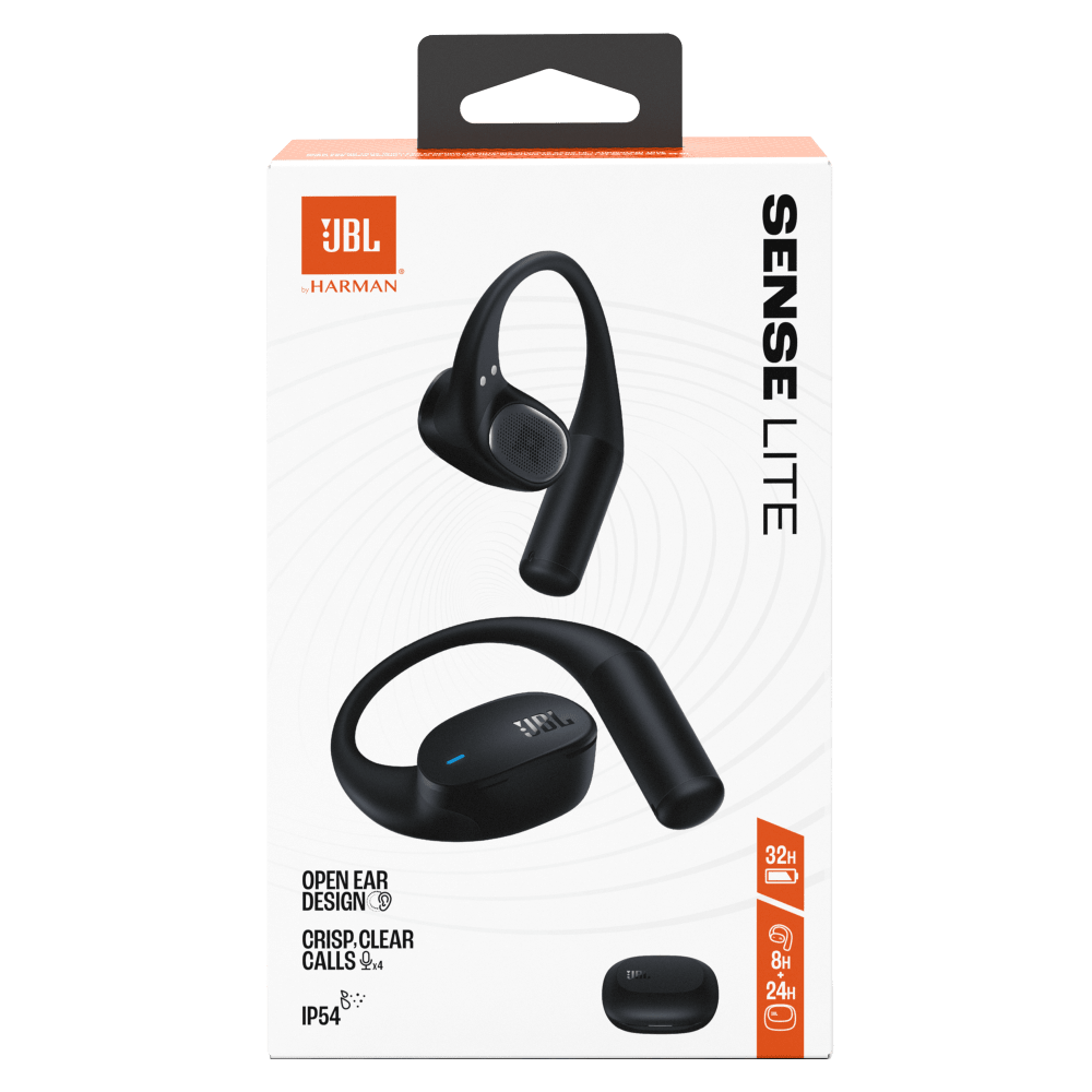 Wholesale cell phone accessory JBL - Sense Lite Open Ear Wireless Headphones - Black
