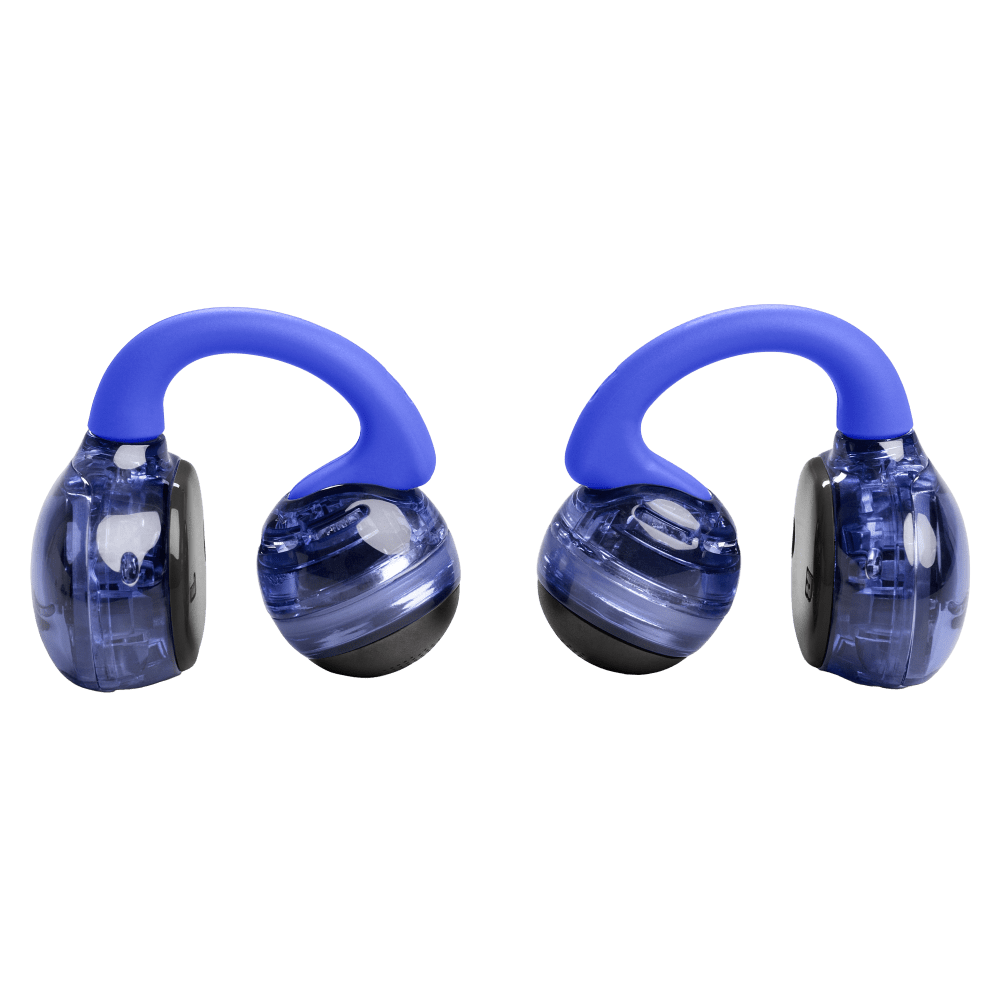 Wholesale cell phone accessory JBL - Soundgear Clips Open Ear Wireless Headphones - Blue