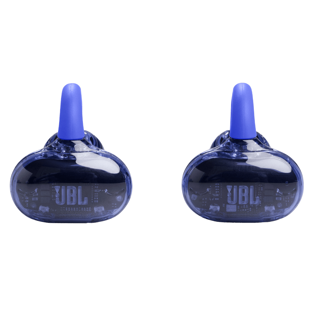 Wholesale cell phone accessory JBL - Soundgear Clips Open Ear Wireless Headphones - Blue