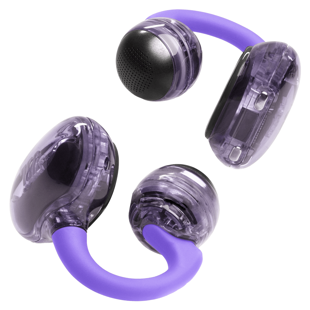 Wholesale cell phone accessory JBL - Soundgear Clips Open Ear Wireless Headphones - Purple