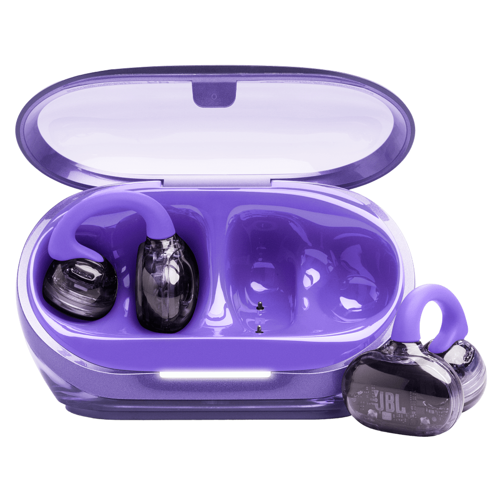 Wholesale cell phone accessory JBL - Soundgear Clips Open Ear Wireless Headphones - Purple